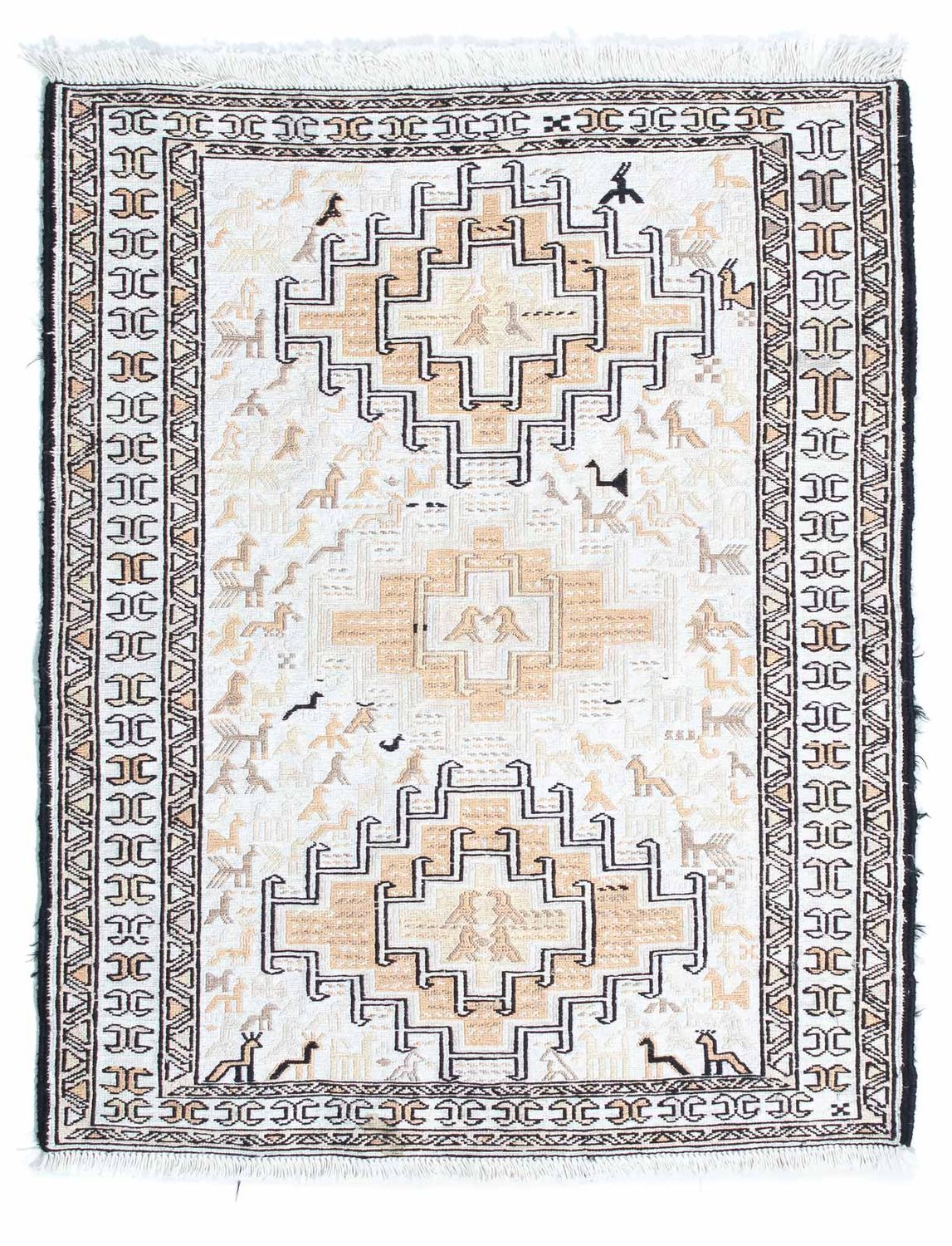 Tappeto Kelim - Orientale - 95 x 71 cm - beige