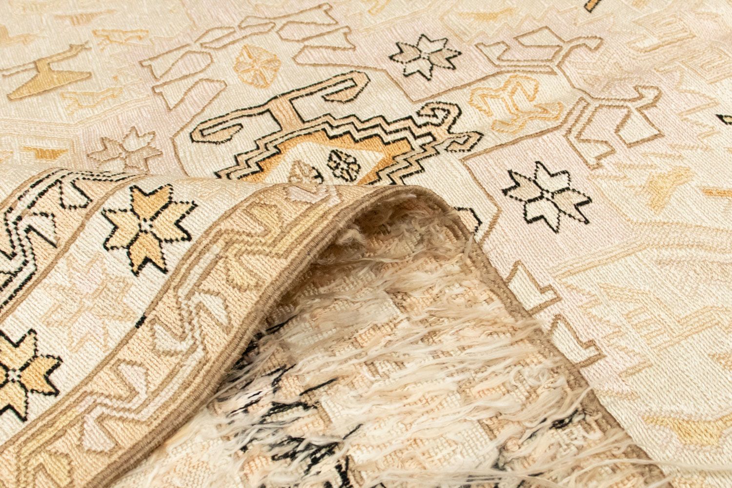 Tappeto Kelim - Orientale - 200 x 123 cm - beige