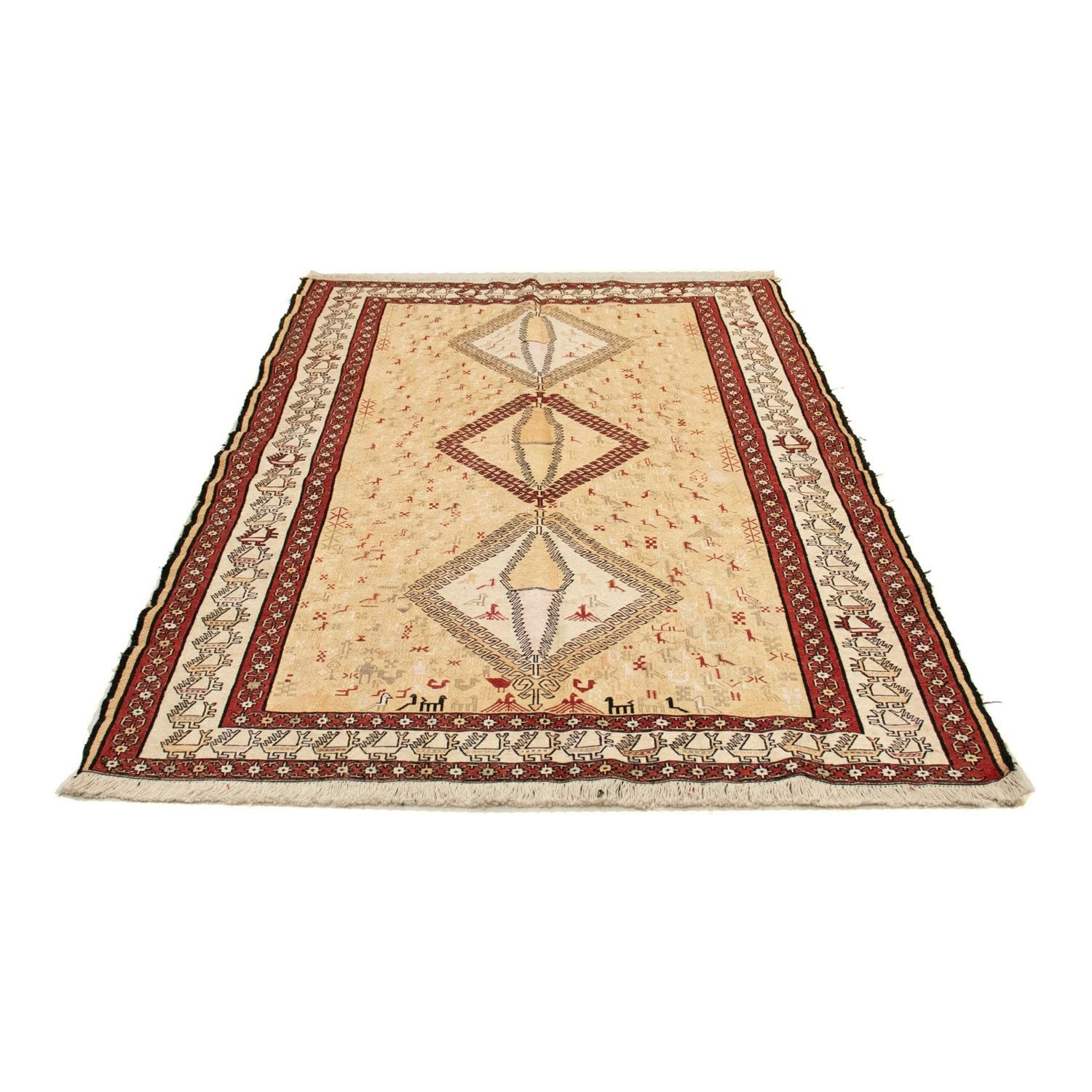 Tappeto Kelim - Orientale - 187 x 126 cm - beige