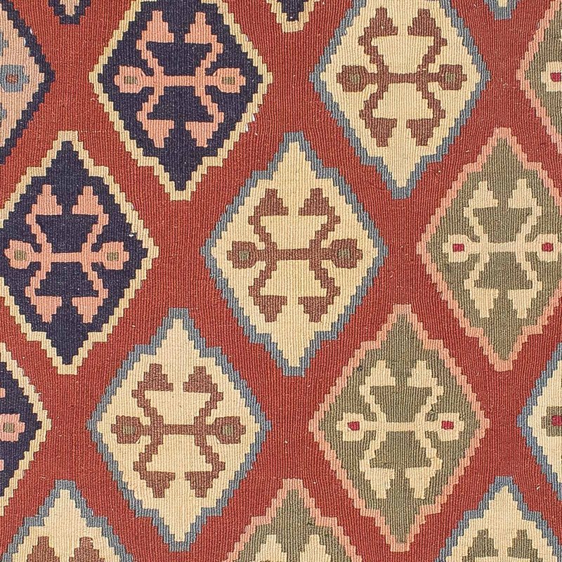 Tappeto Kelim - Orientale - 188 x 118 cm - rosso scuro