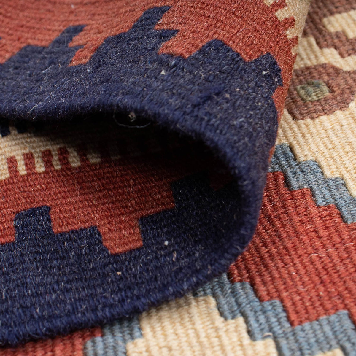 Tappeto Kelim - Orientale - 188 x 118 cm - rosso scuro