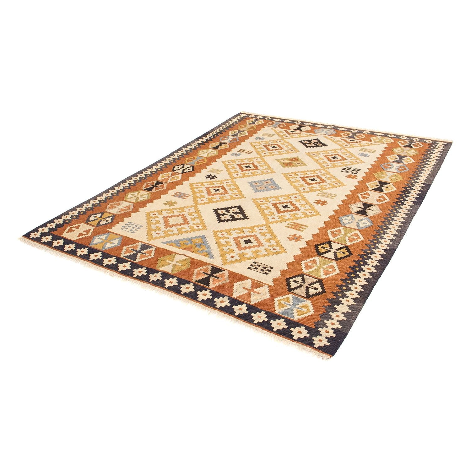 Tappeto Kelim - Orientale - 208 x 160 cm - marrone