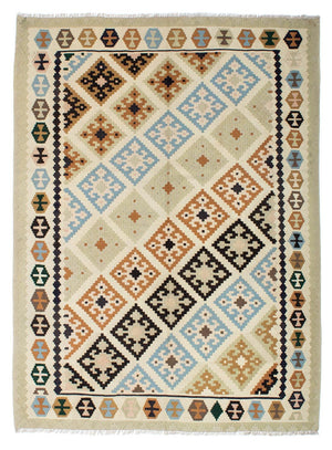Tappeto Kelim - Orientale - 195 x 158 cm - beige