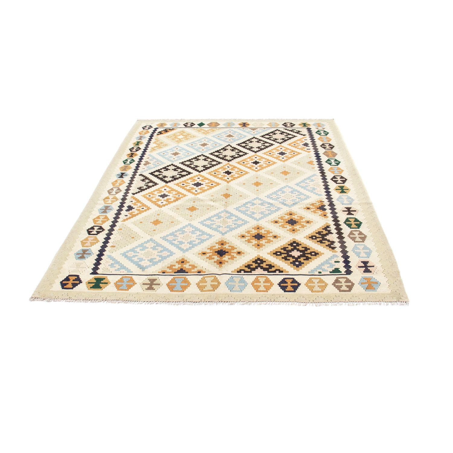 Tappeto Kelim - Orientale - 195 x 158 cm - beige