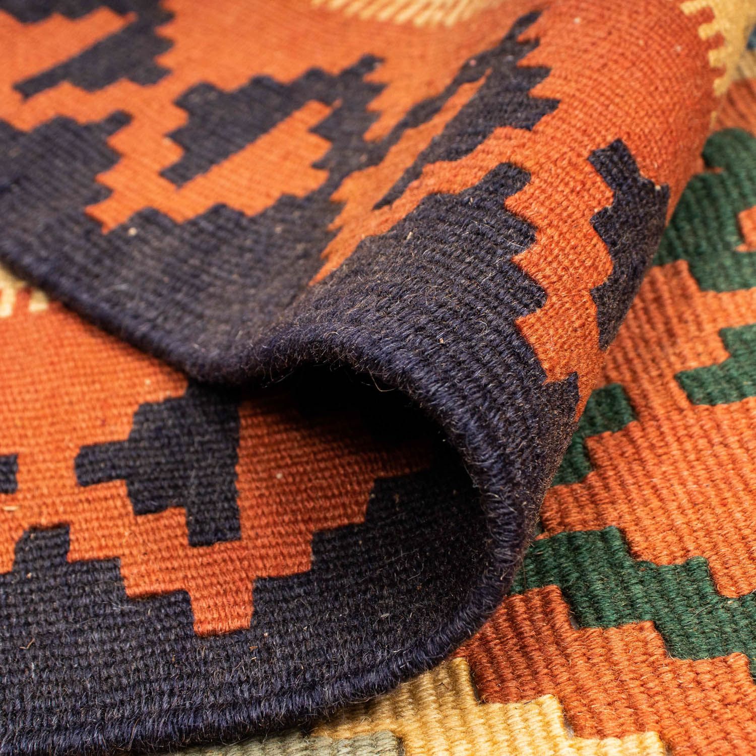 Tappeto Kelim - Orientale - 208 x 157 cm - ruggine