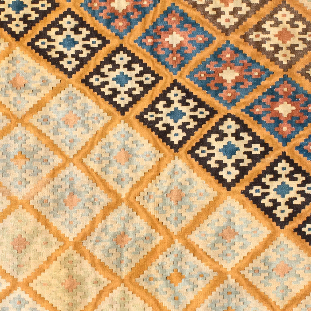Tappeto Kelim - Orientale - 195 x 156 cm - marrone chiaro