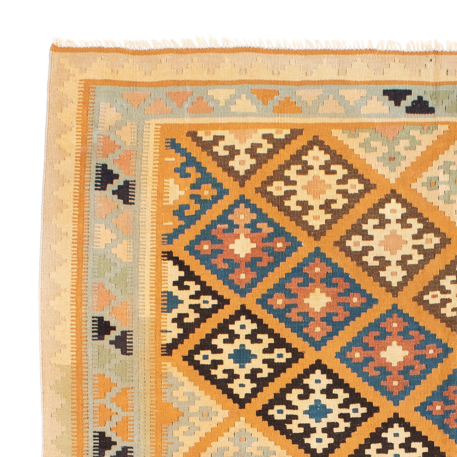 Tappeto Kelim - Orientale - 195 x 156 cm - marrone chiaro