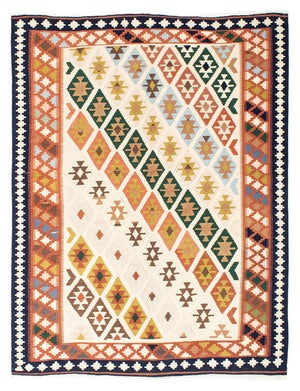 Tappeto Kelim - Orientale - 203 x 155 cm - beige