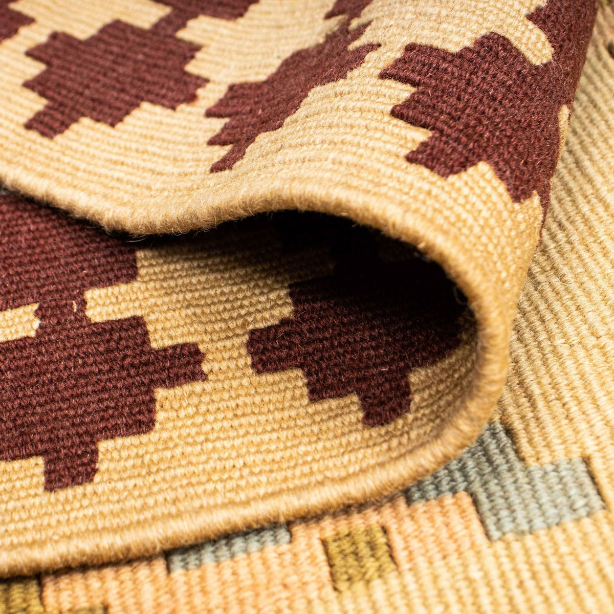 Tappeto Kelim - Orientale - 216 x 150 cm - beige chiaro