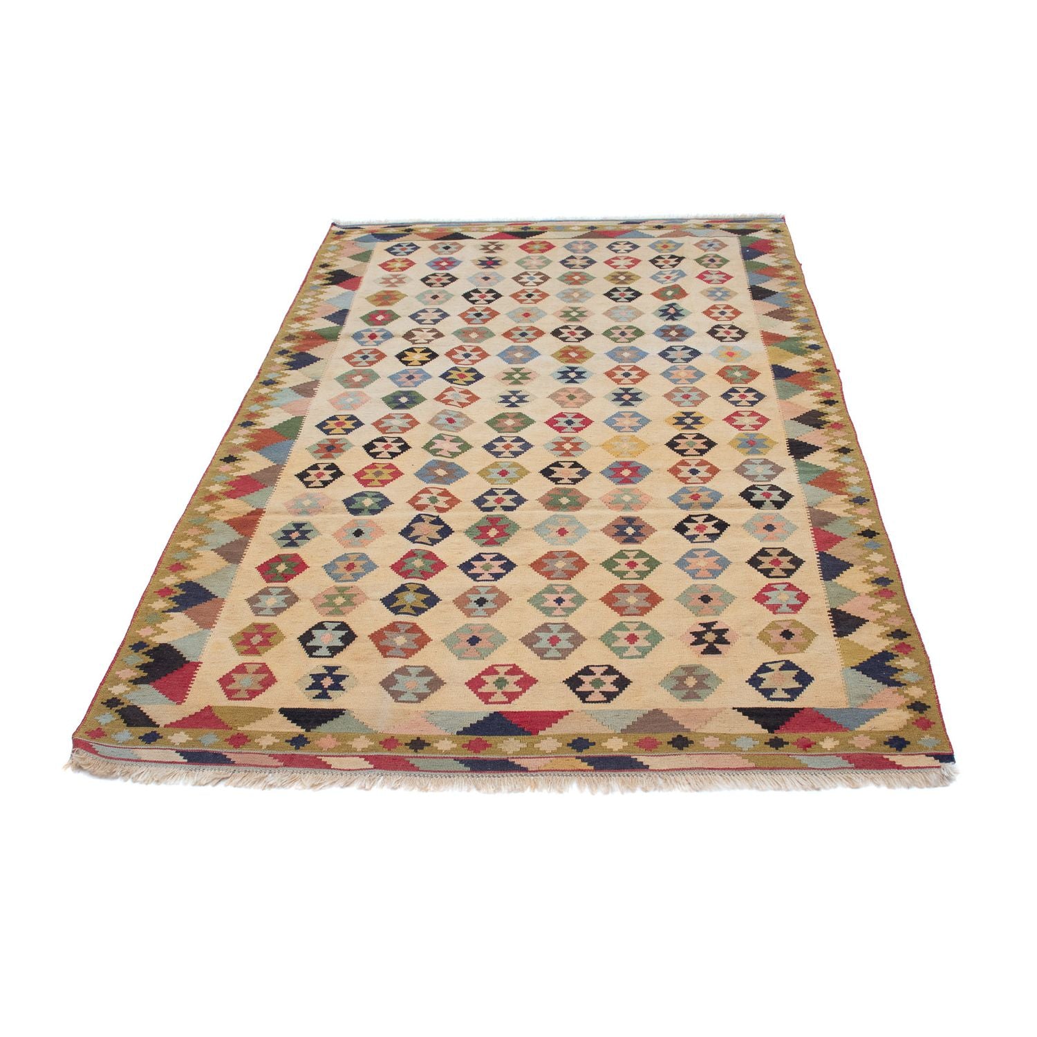 Tappeto Kelim - Orientale - 216 x 127 cm - beige