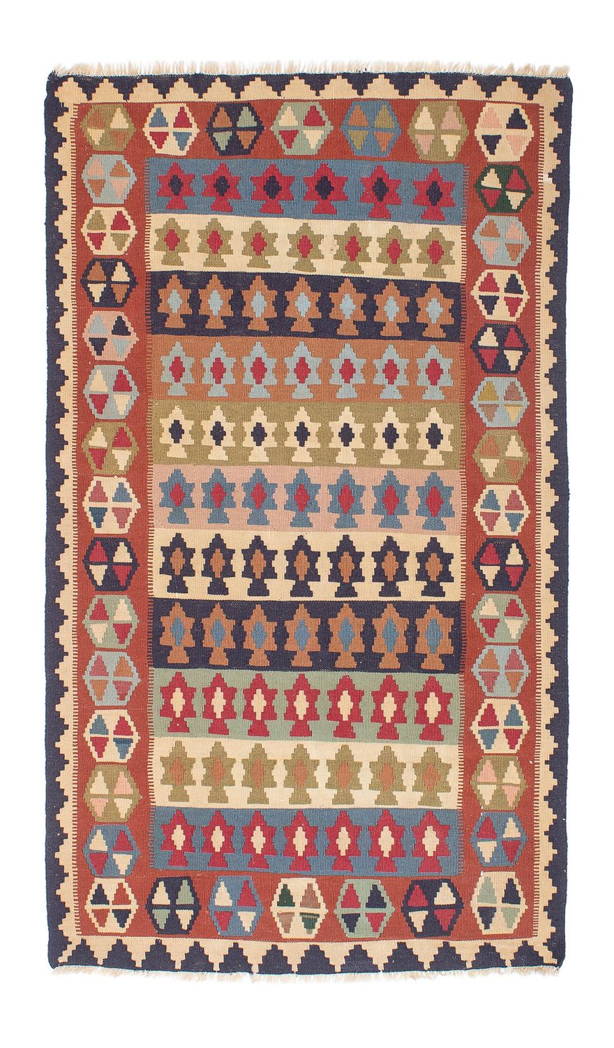 Tappeto Kelim - Orientale - 194 x 114 cm - multicolore