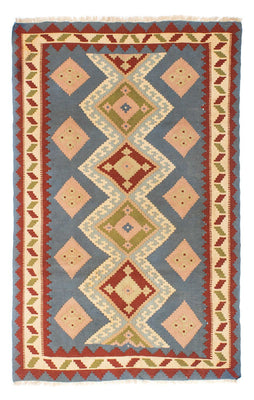 Tappeto Kelim - Orientale - 200 x 130 cm - blu chiaro