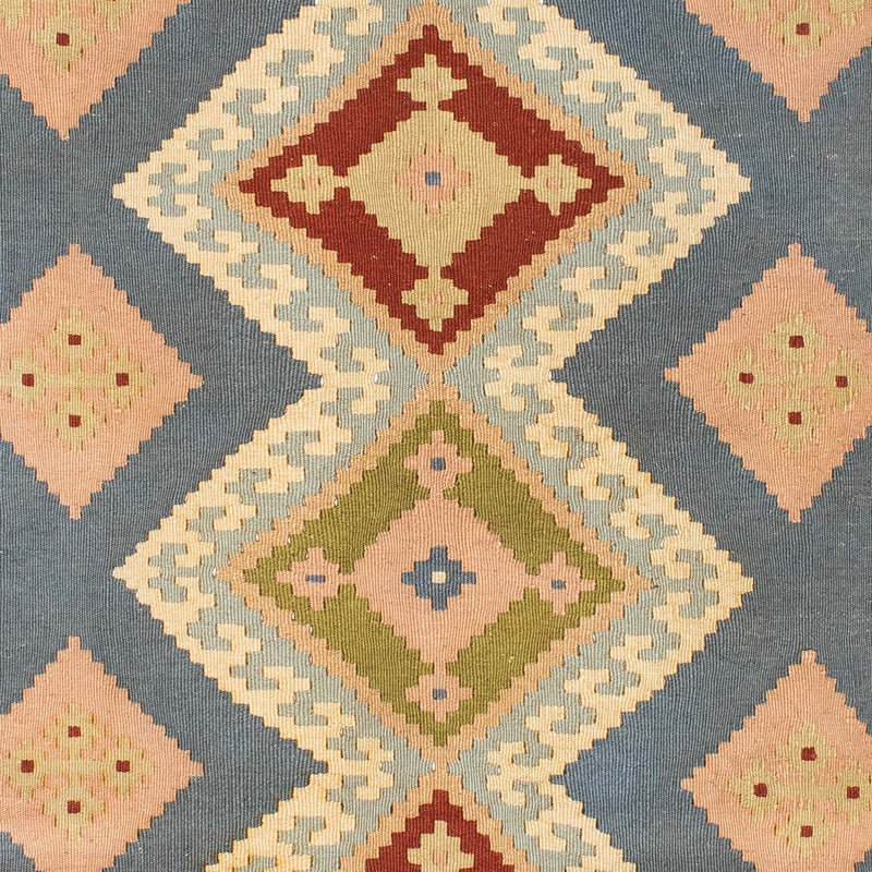 Tappeto Kelim - Orientale - 200 x 130 cm - blu chiaro