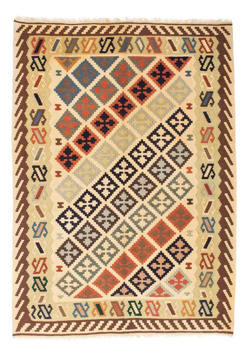 Tappeto Kelim - Orientale - 200 x 147 cm - beige