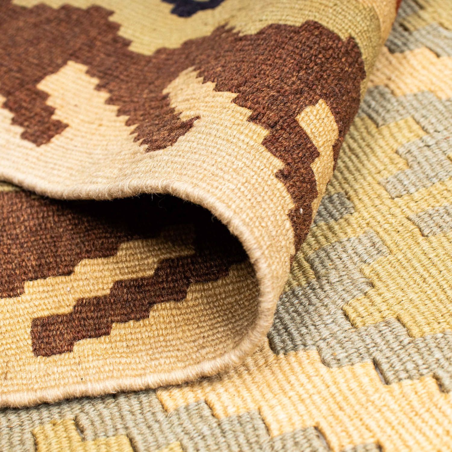Tappeto Kelim - Orientale - 200 x 147 cm - beige