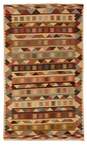 Tappeto Kelim - Orientale - 191 x 125 cm - marrone