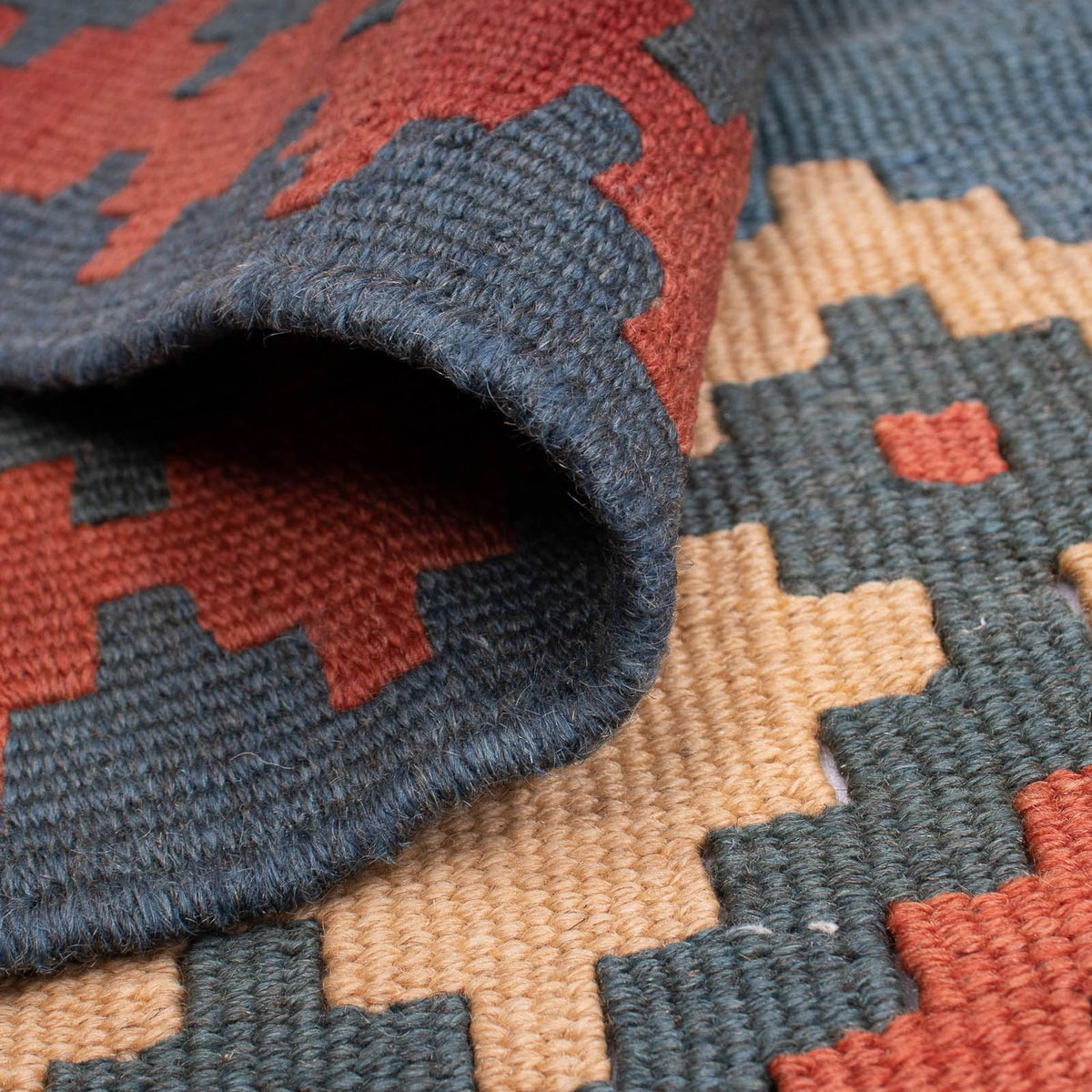 Tappeto Kelim - Orientale - 167 x 114 cm - blu