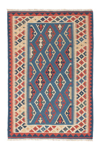 Tappeto Kelim - Orientale - 168 x 114 cm - blu
