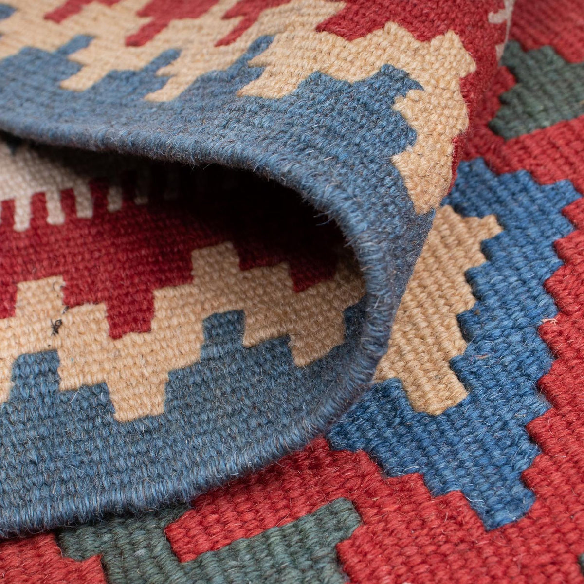 Tappeto Kelim - Orientale - 186 x 125 cm - rosso scuro