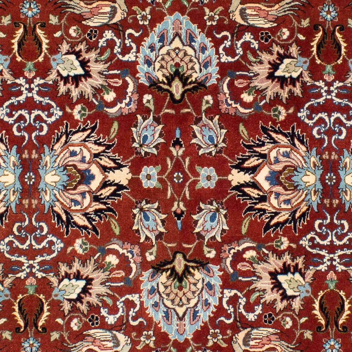 Tappeto Persero - Ghom - 232 x 180 cm - rosso scuro