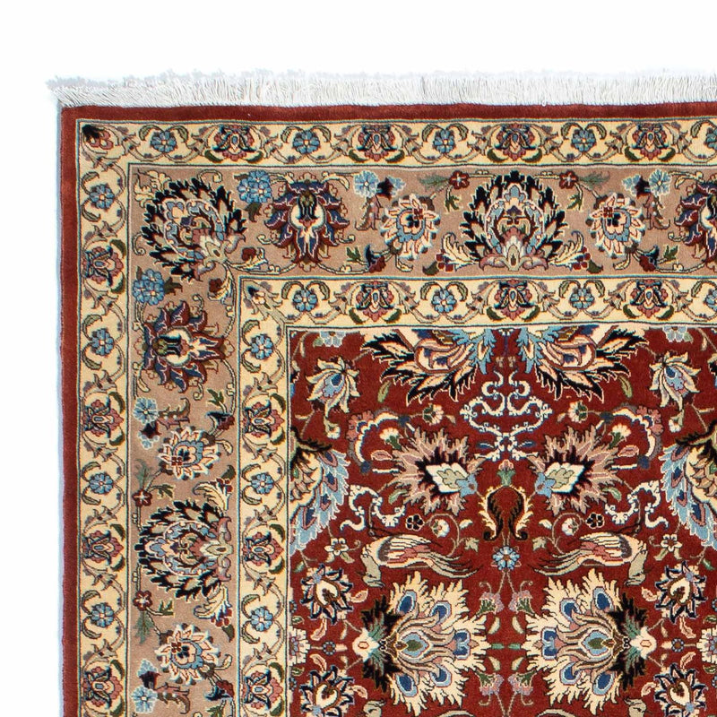 Tappeto Persero - Ghom - 232 x 180 cm - rosso scuro