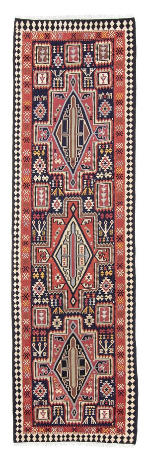 Tappeto corsia Tappeto Kelim - Orientale - 382 x 102 cm - multicolore