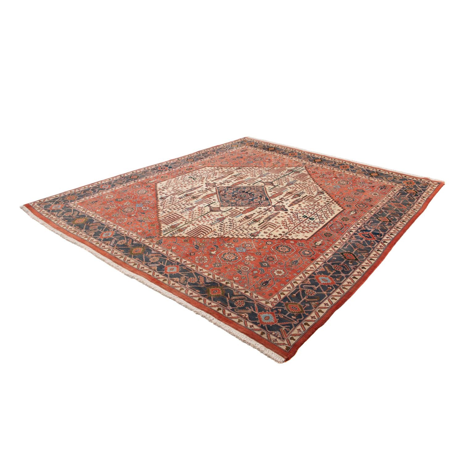 Tappeto Gabbeh - Kashkuli Persero - 258 x 230 cm - ruggine