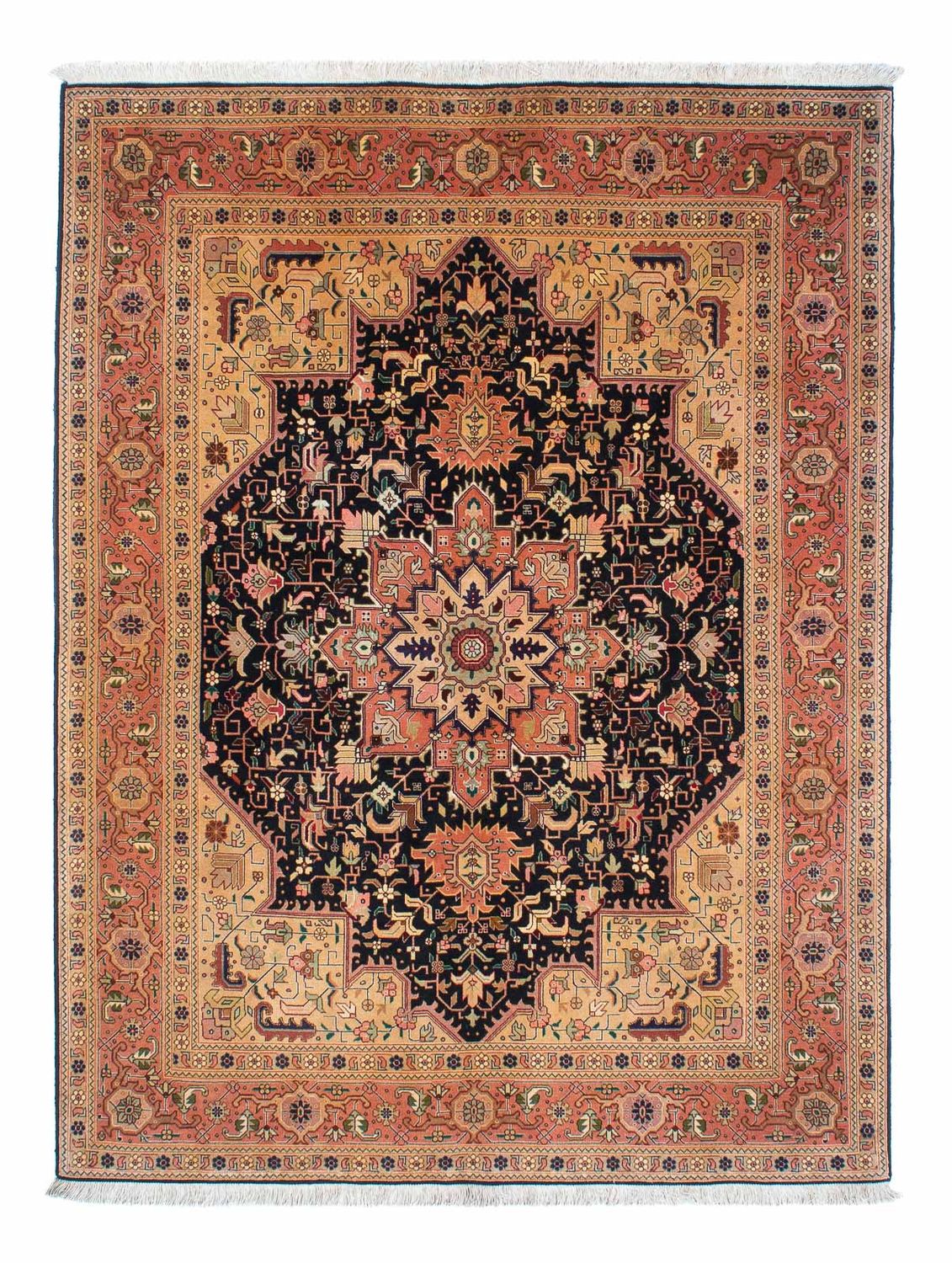 Tappeto Persero - Tabriz - Reale - 203 x 150 cm - marrone chiaro