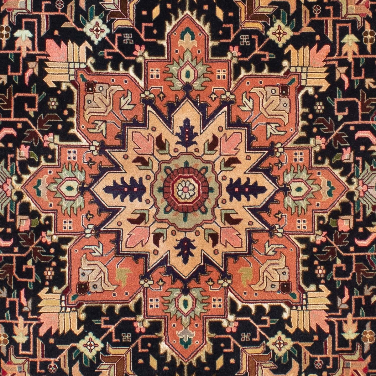 Tappeto Persero - Tabriz - Reale - 203 x 150 cm - marrone chiaro