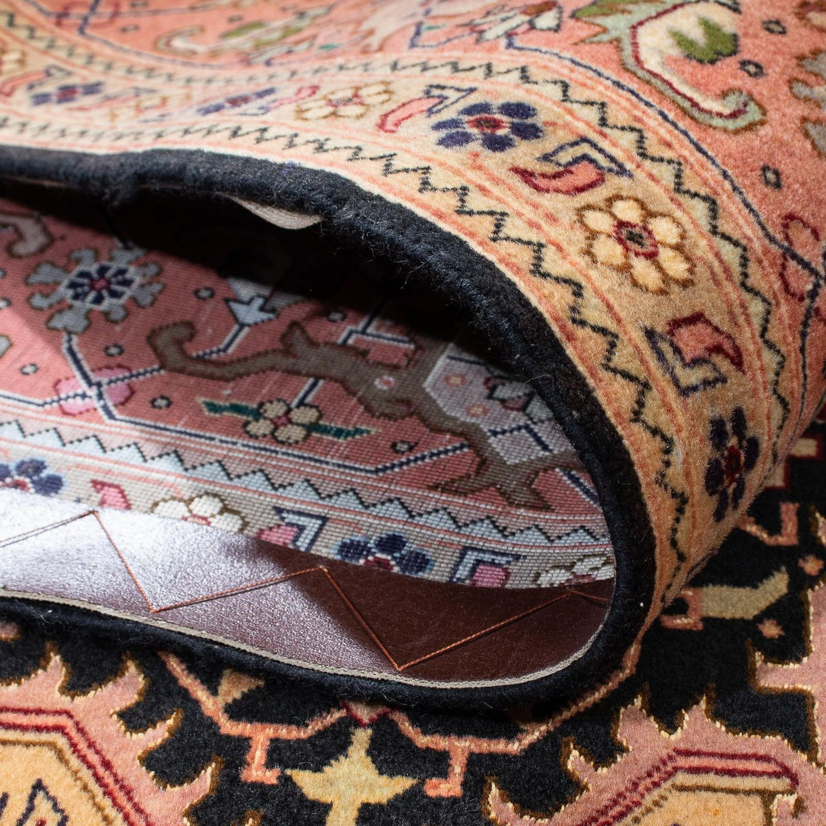 Tappeto Persero - Tabriz - Reale - 203 x 150 cm - marrone chiaro