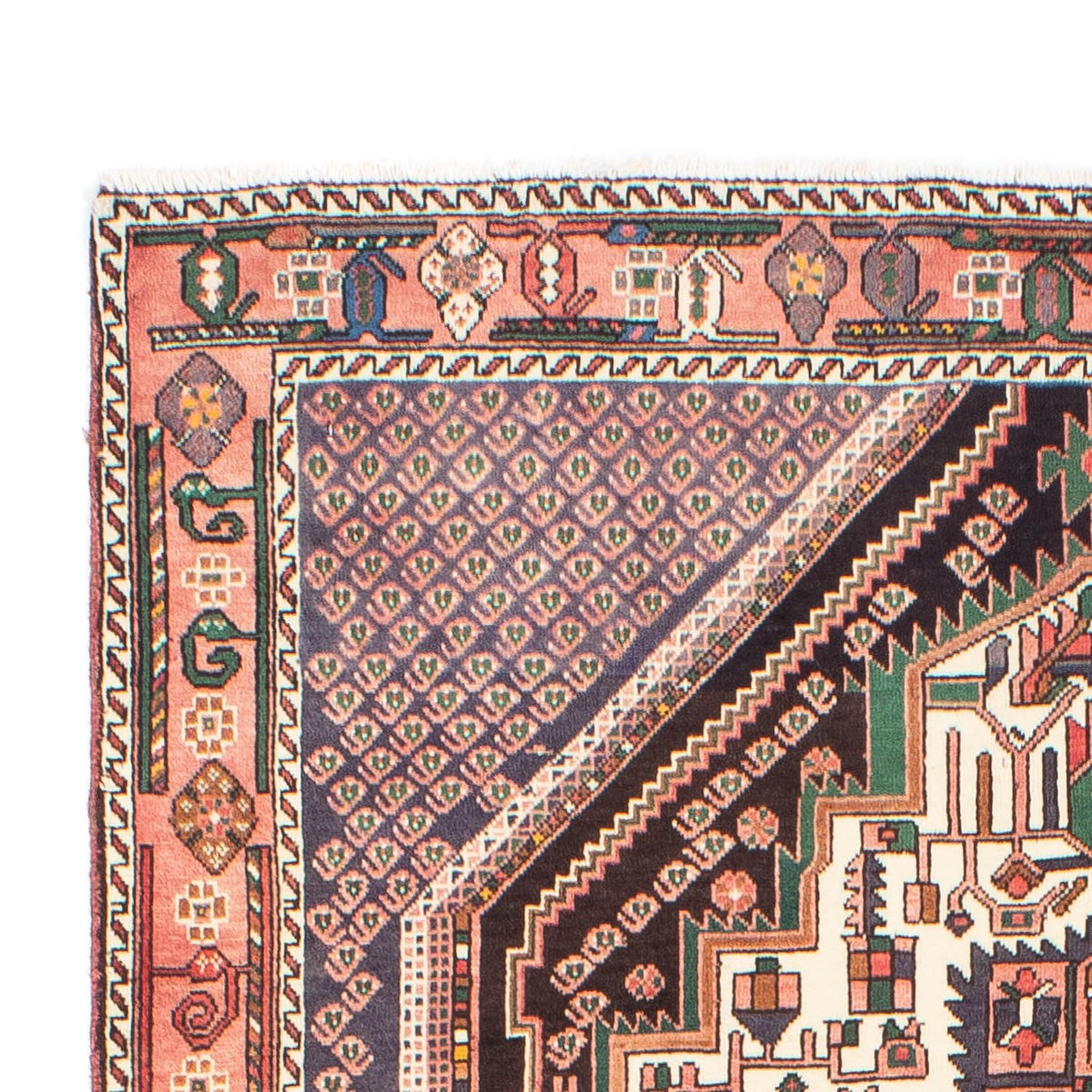 Tappeto Persero - Nomade - 199 x 133 cm - rosso chiaro