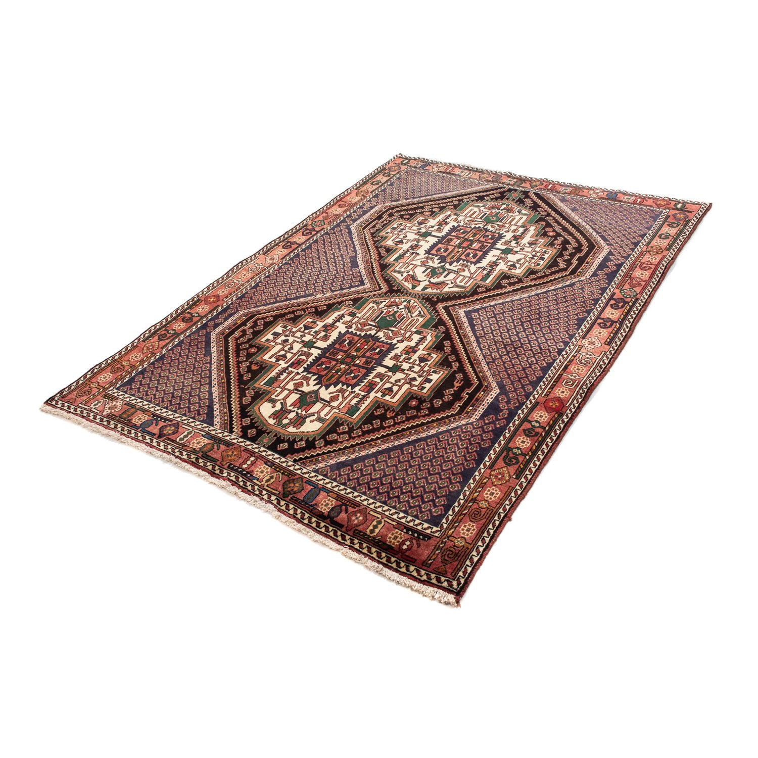 Tappeto Persero - Nomade - 199 x 133 cm - rosso chiaro