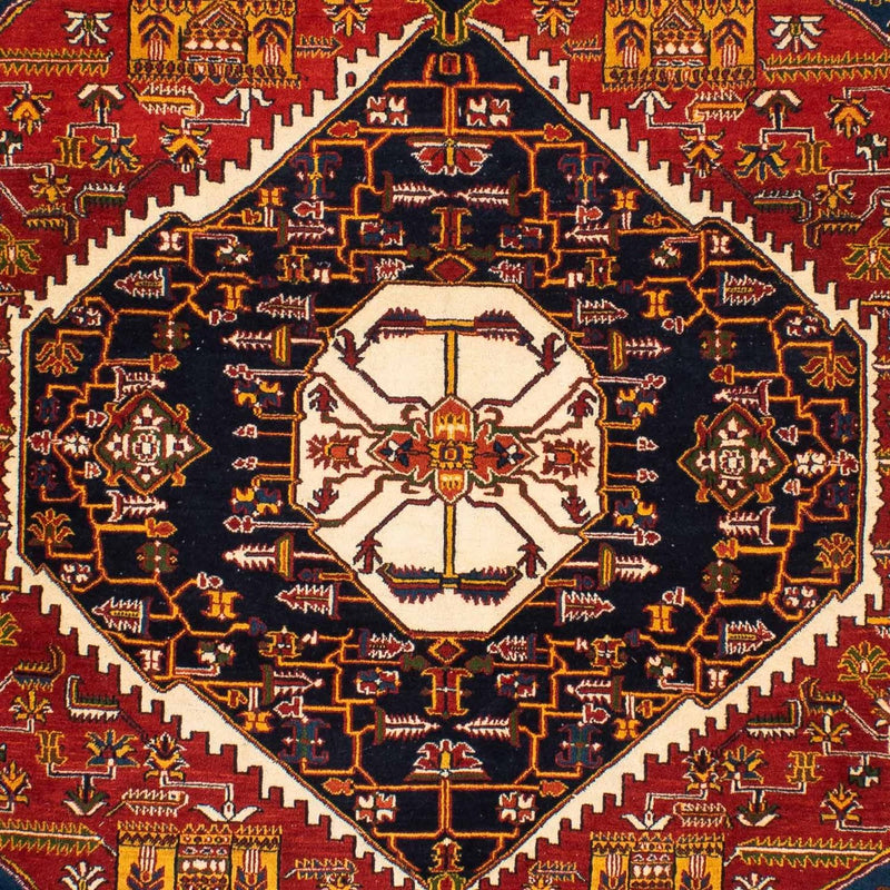 Tappeto Gabbeh - Kashkuli Persero - 200 x 180 cm - rosso scuro