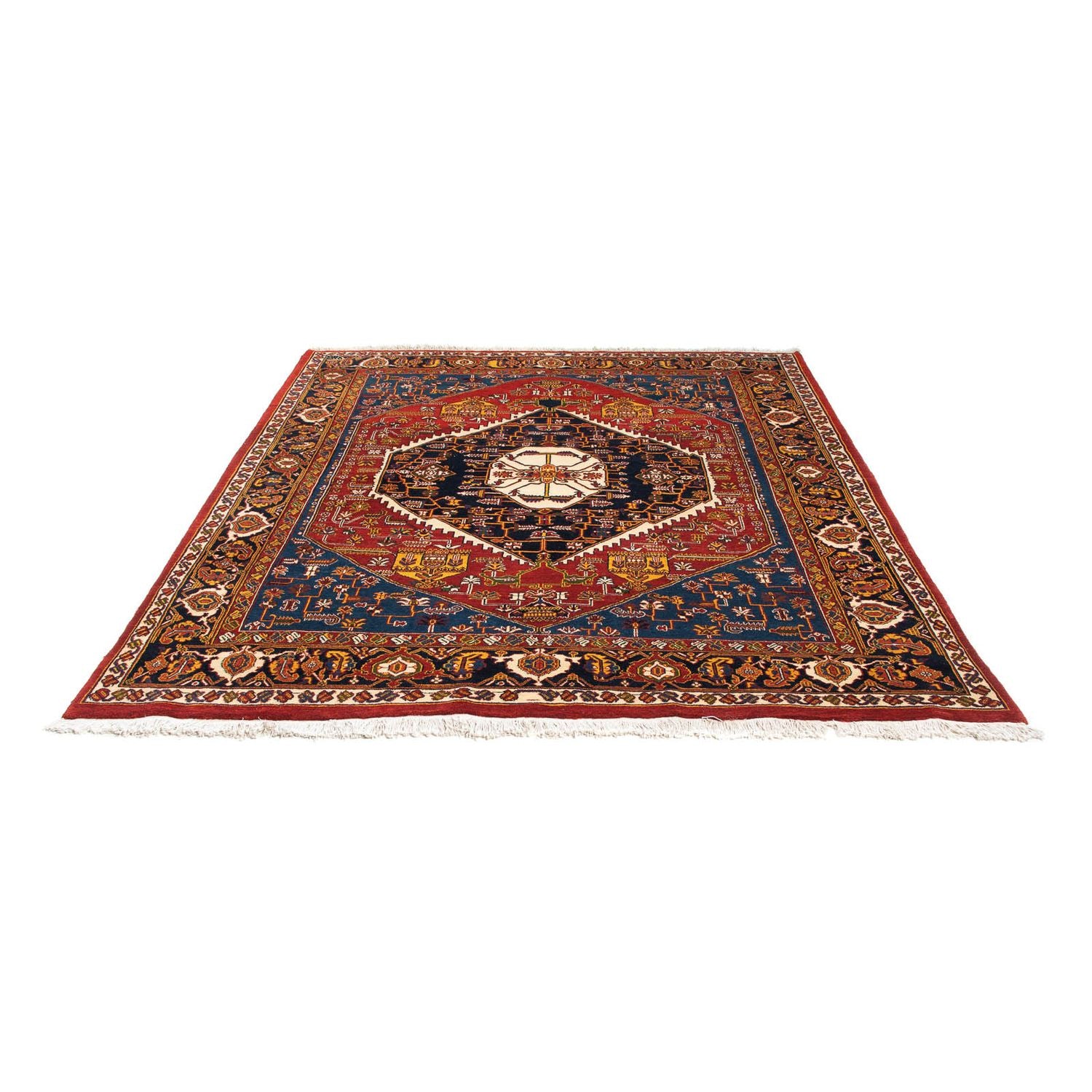 Tappeto Gabbeh - Kashkuli Persero - 200 x 180 cm - rosso scuro