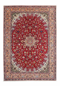 Tappeto Persero - Tabriz - Reale - 307 x 205 cm - rosso scuro