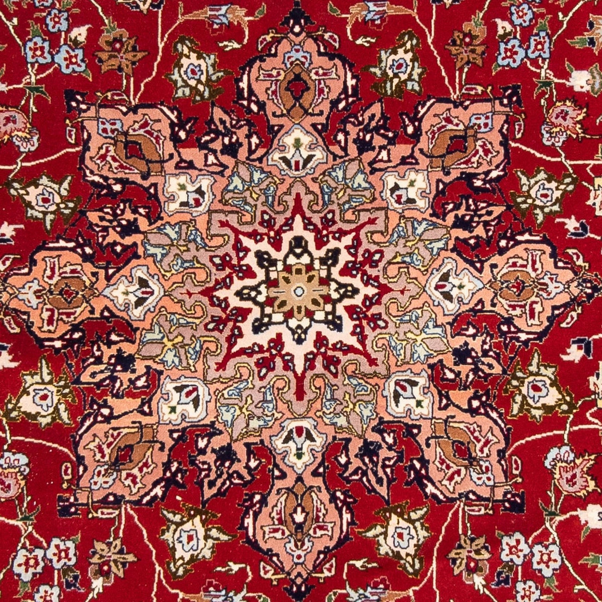 Tappeto Persero - Tabriz - Reale - 307 x 205 cm - rosso scuro