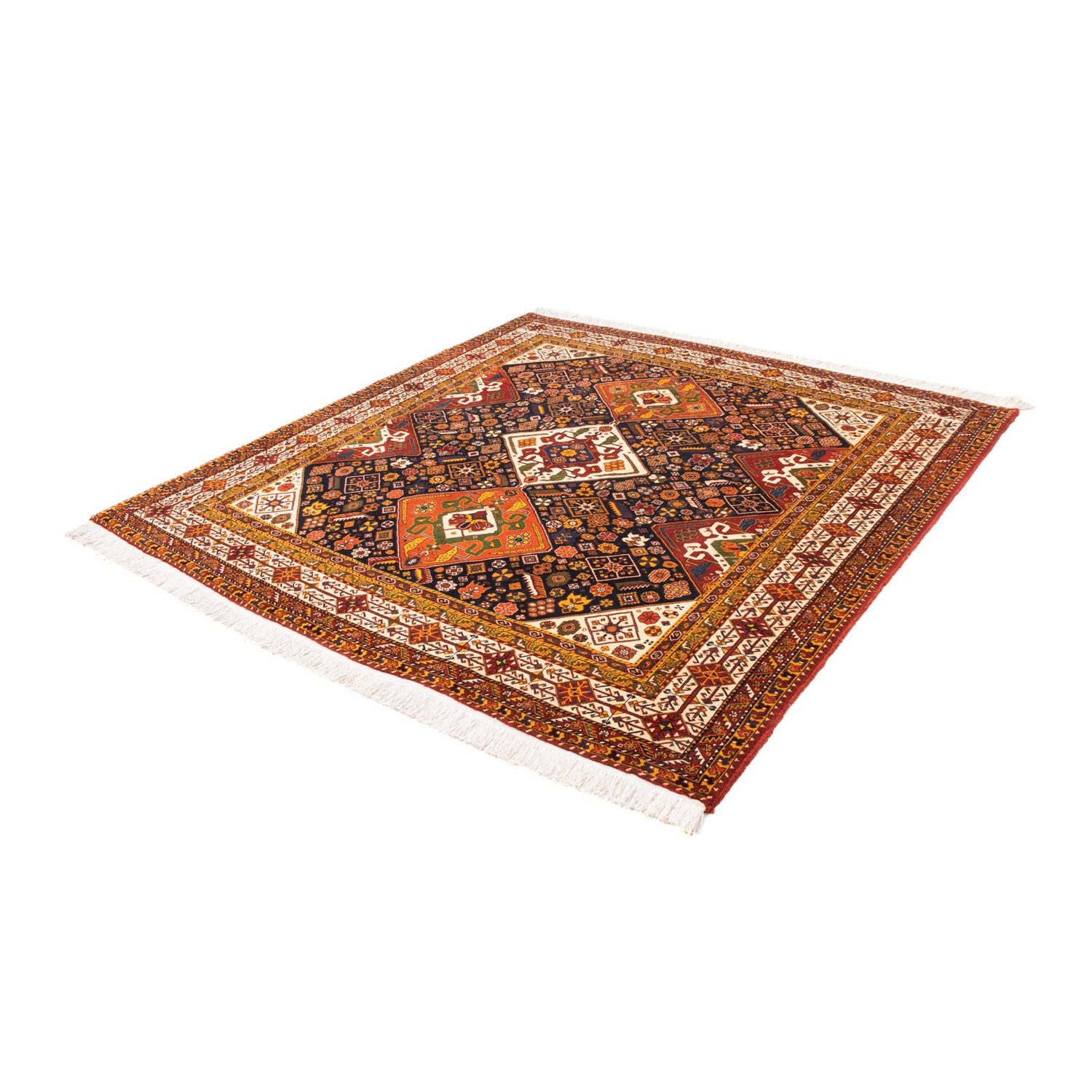 Tappeto Persero - Nomade quadrato  - 208 x 201 cm - blu scuro