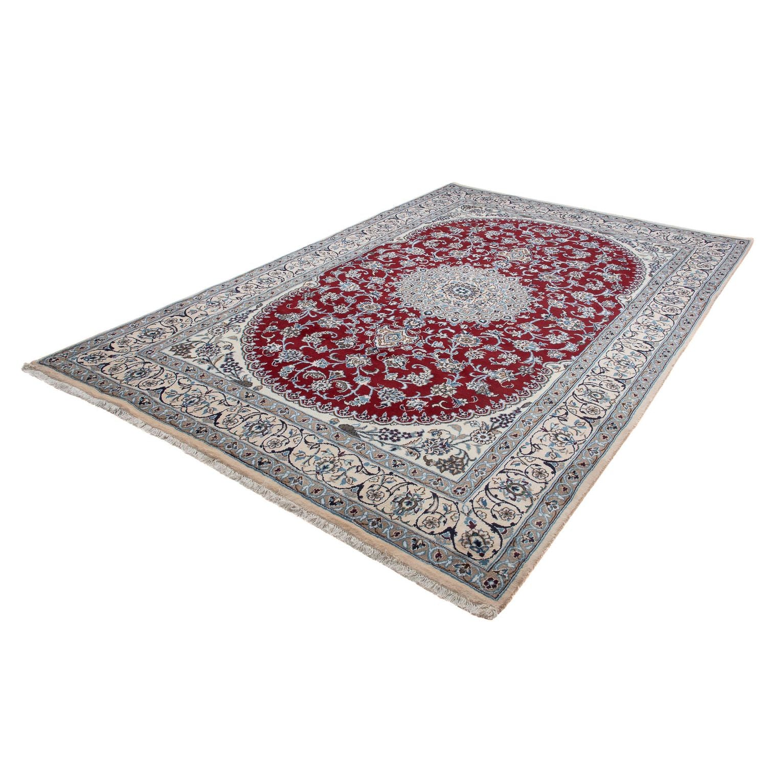 Tappeto Persero - Nain - 297 x 190 cm - rosso scuro