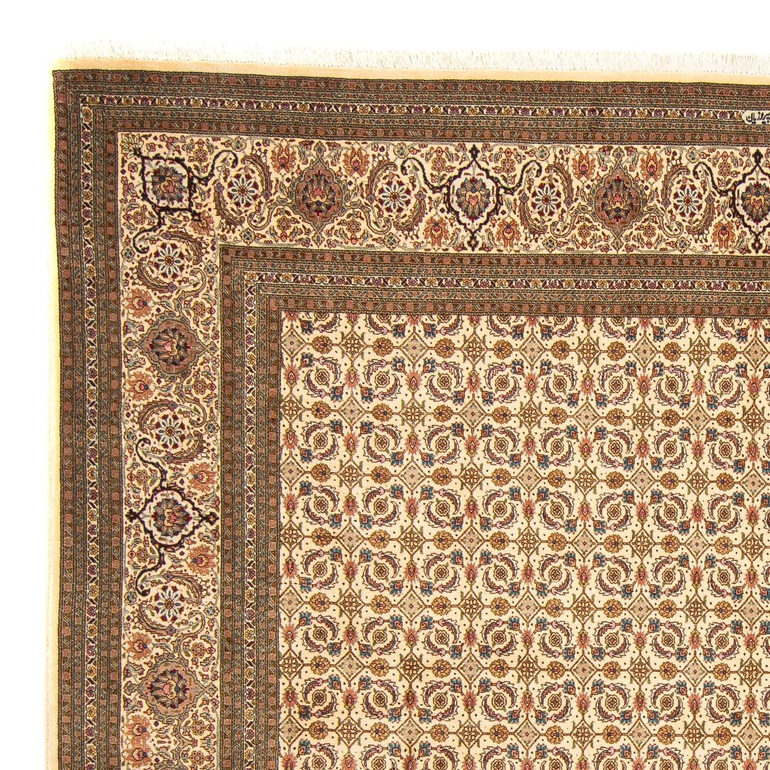 Tappeto Persero - Tabriz quadrato  - 248 x 243 cm - beige