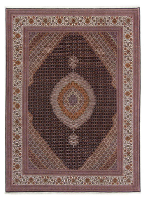 Tappeto Persero - Tabriz - 340 x 255 cm - marrone scuro