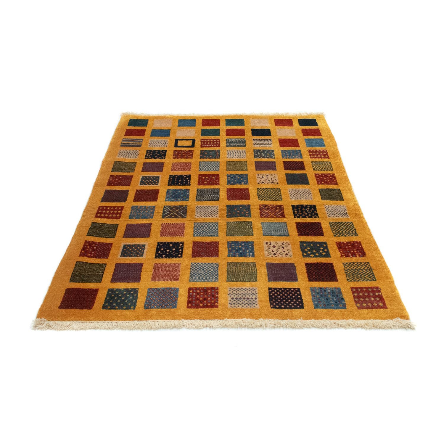 Tappeto Gabbeh - Loribaft Persero - 154 x 112 cm - arancione