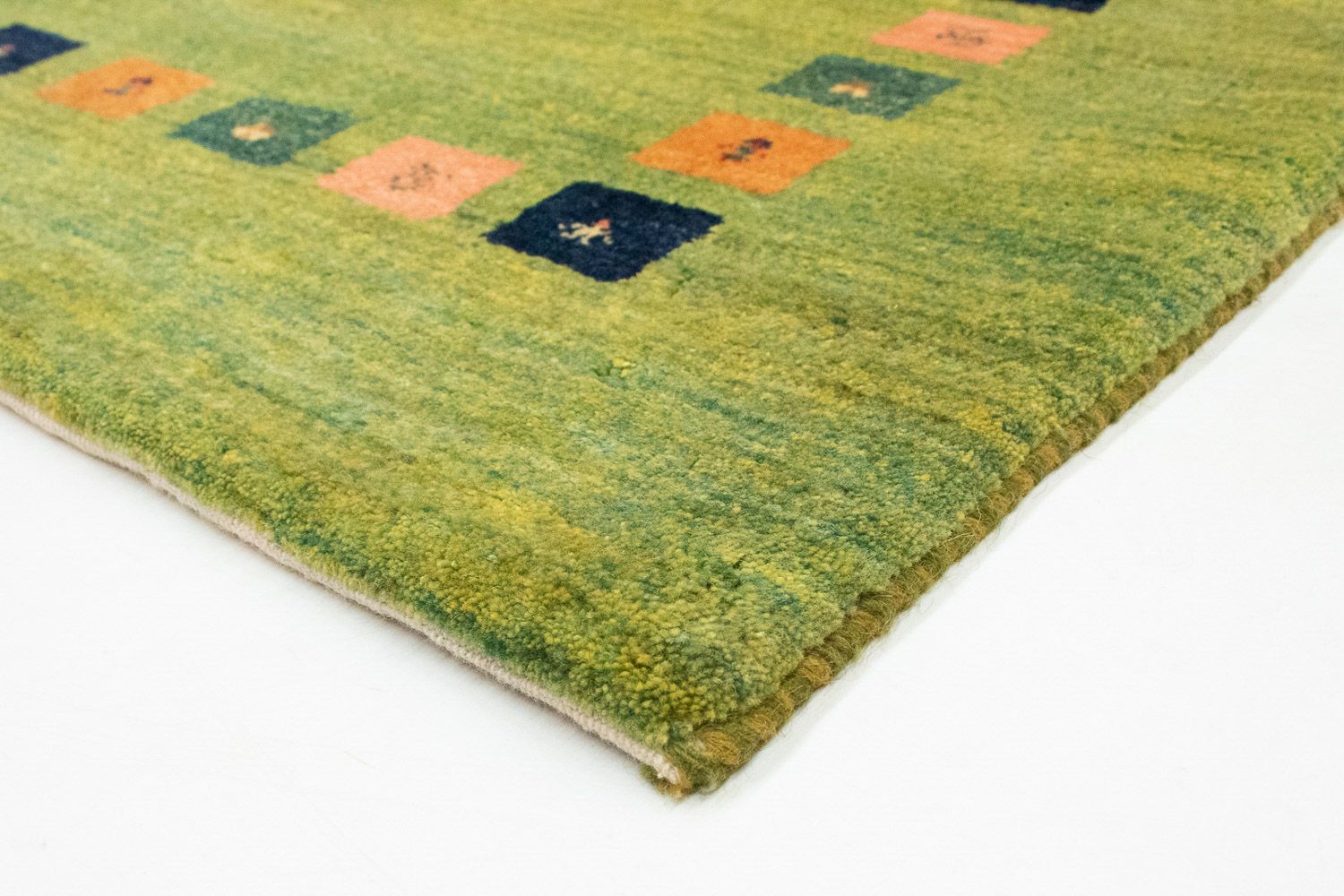 Tappeto Gabbeh - Loribaft Persero - 154 x 107 cm - verde