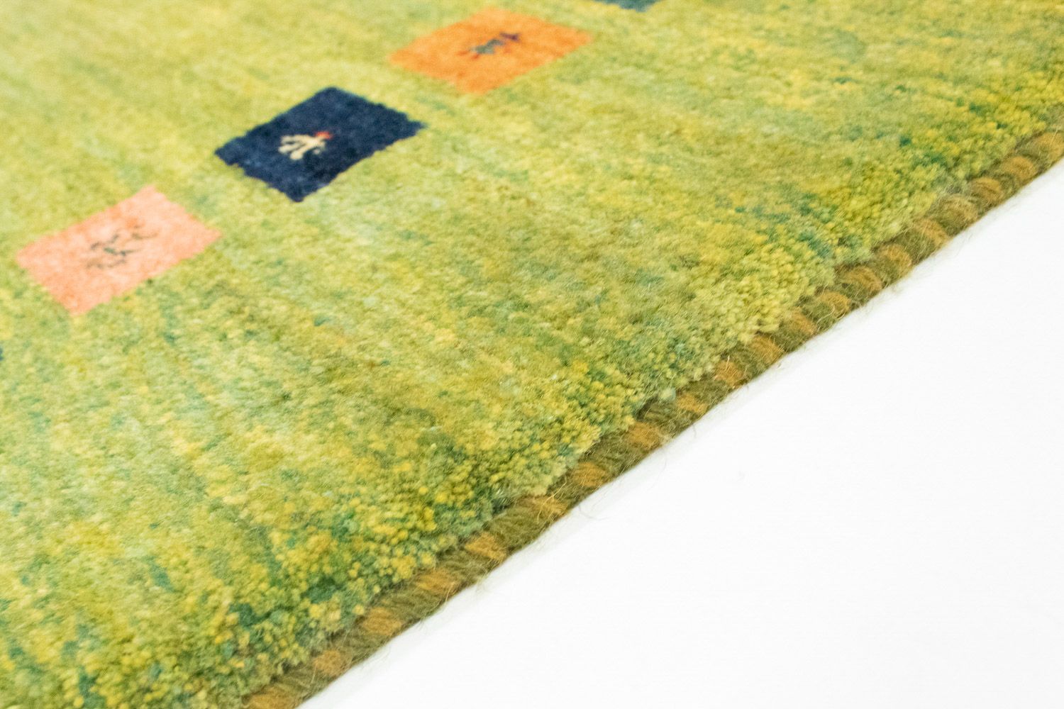Tappeto Gabbeh - Loribaft Persero - 154 x 107 cm - verde