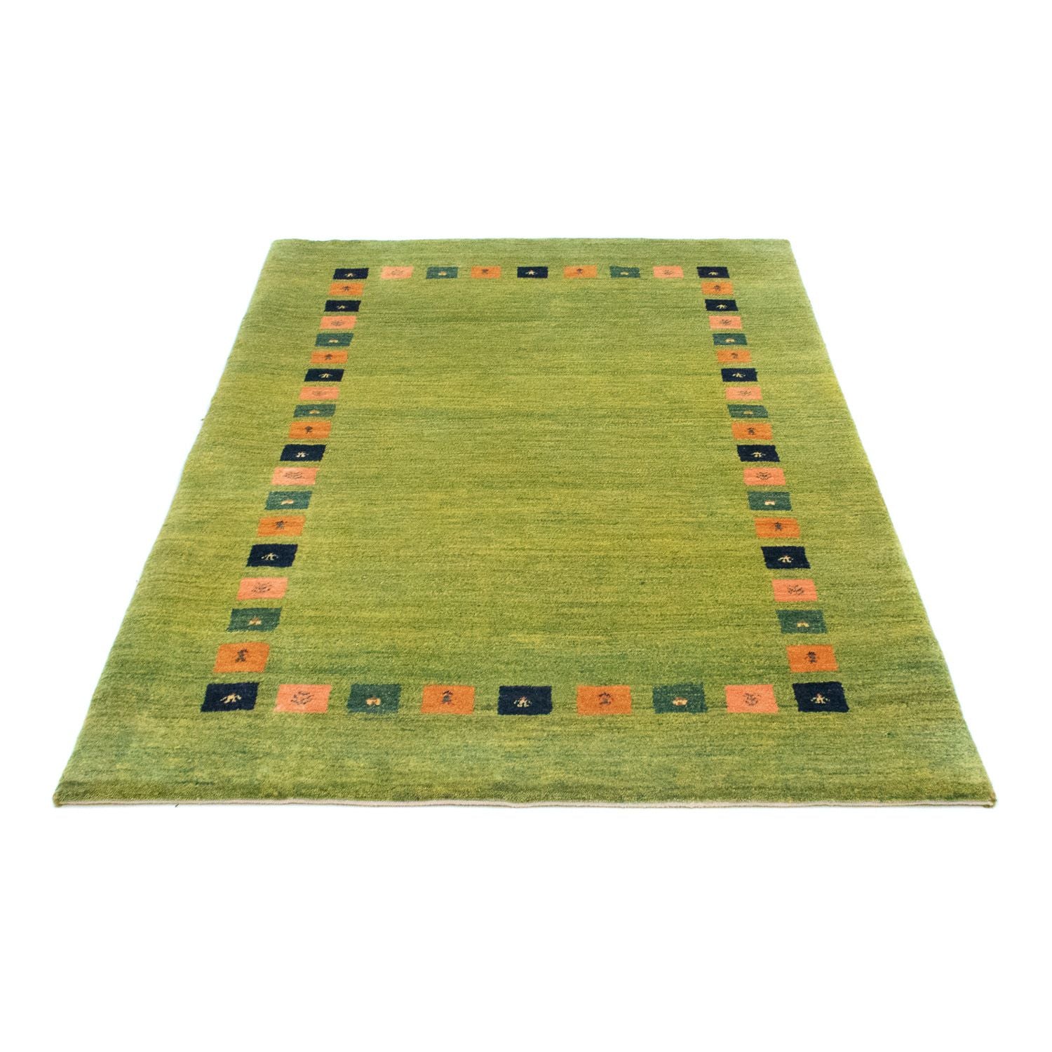 Tappeto Gabbeh - Loribaft Persero - 154 x 107 cm - verde