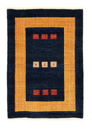 Tappeto Gabbeh - Loribaft Persero - 152 x 105 cm - blu scuro