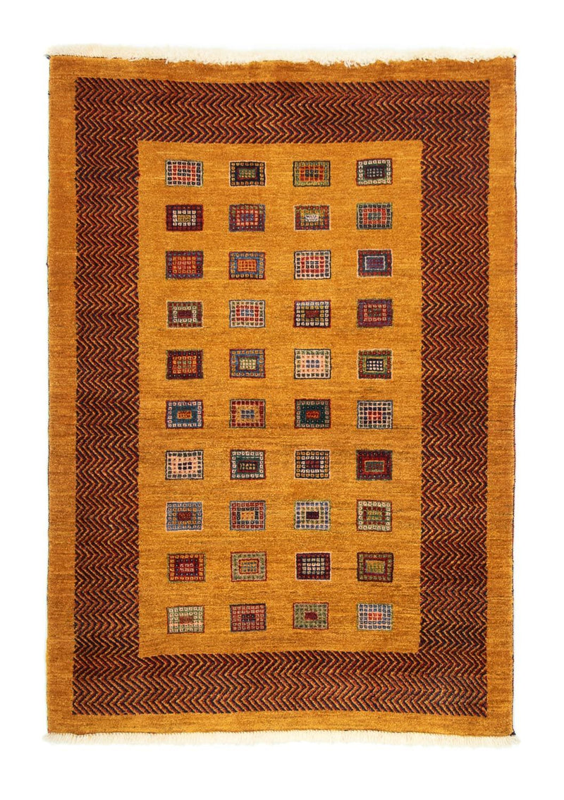 Tappeto Gabbeh - Loribaft Persero - 150 x 102 cm - oro