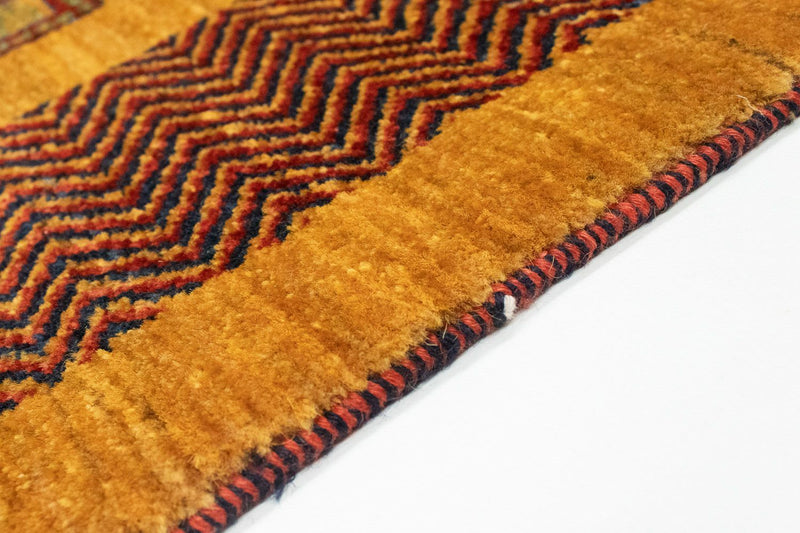 Tappeto Gabbeh - Loribaft Persero - 150 x 102 cm - oro
