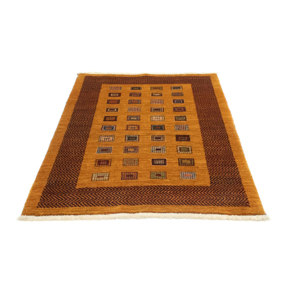 Tappeto Gabbeh - Loribaft Persero - 150 x 102 cm - oro