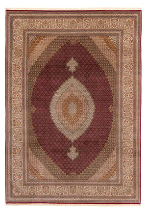 Tappeto Persero - Tabriz - 358 x 253 cm - rosso scuro