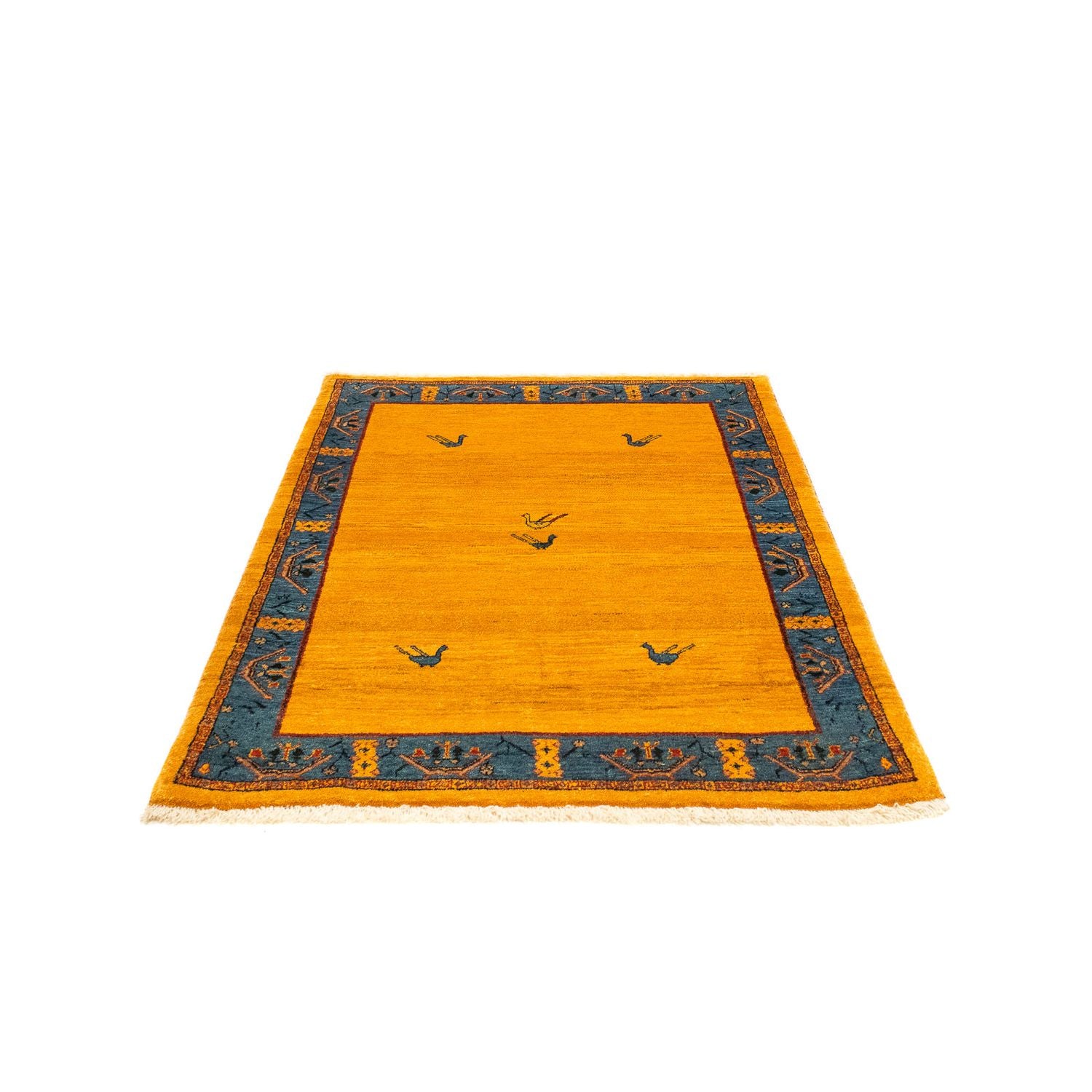 Tappeto Gabbeh - Loribaft Persero - 143 x 109 cm - oro